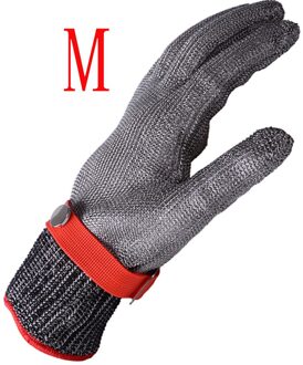 Veiligheid Anti-Cut Handschoenen Cut Proof Steekwerende Roestvrij Staaldraad Metalen Mesh Butcher Snijbestendige Handschoenen Specialty gereedschap D04