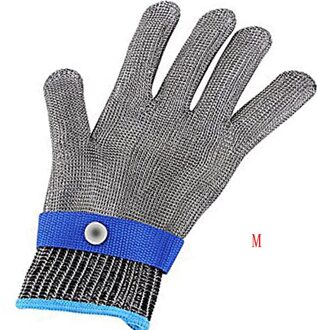 Veiligheid Anti-Cut Handschoenen Cut Proof Steekwerende Roestvrij Staaldraad Metalen Mesh Butcher Snijbestendige Handschoenen Specialty gereedschap D04
