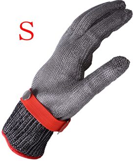 Veiligheid Anti-Cut Handschoenen Cut Proof Steekwerende Roestvrij Staaldraad Metalen Mesh Butcher Snijbestendige Handschoenen Specialty gereedschap D04