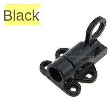 Veiligheid Deur Poort Klink Aluminium Pull Ring Voorjaar Bounce Venster Bout Zelfsluitende Hasp Sliding Lock Venster Deur Hardware zwart