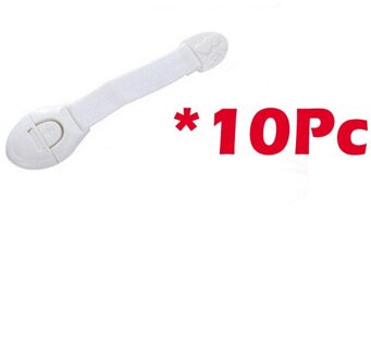 Veiligheid Deuren Laden Sloten Kids Gesp Kast Lock Draagbare Plastic Veiligheid Kast Lock Bescherming Van Kinderen Op Meubels 10stk