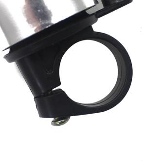 Veiligheid Fietsen Fietsstuur Metalen Ring Fietsbel Hoorn Geluid Alarm Fiets Accessoire Beschermende Motor Bell Ringen 1 stk zwart