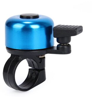 Veiligheid Fietsen Fietsstuur Metalen Ring Zwart Bike Bell Horn Sound Alarm Fiets Accessoire Outdoor Beschermende Bell Ringen #50 blauw