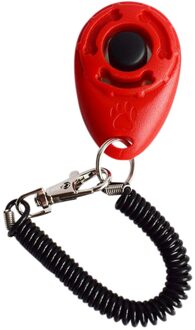 Veiligheid Grappig Training Fluitje Dier Honden Decoratie Clicker Duurzaam Honden Huishouden Voor Gebruik Pet Dog Trainer rood