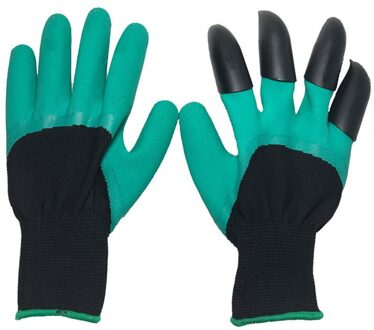Veiligheid Handschoenen Tuin Handschoenen Rubber TPR 1 paar Thermo Plastic Bouwers Werk ABS Plastic Klauwen Huishoudelijke Graven Handschoenen