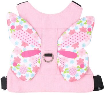 Veiligheid Harness Baby Kid Band Peuter Wandelen Keeper Rugzak Anti Verloren Leash Roze