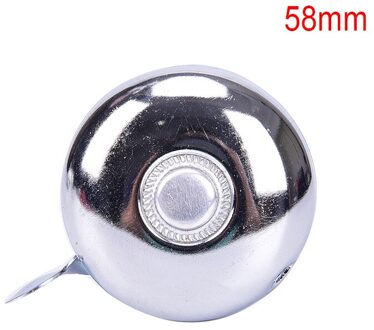Veiligheid Metalen Fiets Ring Fietsstuur Ring Bell Fietsbel Voor Outdoor Sport Geluid Alarm Zilver Waarschuw Fietsen Accessoires 58mm