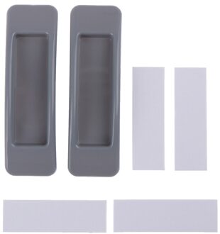 Veiligheid Multifunctionele Kast Knop Meubelknoppen Plastic Zelfklevende Deurgrepen Kledingkast Pulls Deur Hardware YTHG694-grijs