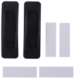 Veiligheid Multifunctionele Kast Knop Meubelknoppen Plastic Zelfklevende Deurgrepen Kledingkast Pulls Deur Hardware YTHG694-zwart