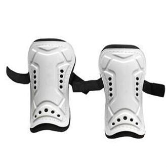 Veiligheid Voetbal Scheenbeschermer Benen Protector Sport Fietsen Professionele Been Concurrentie Voetbal Scheenbeschermer Pads 2 Stuks wit