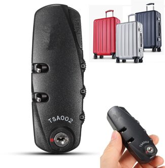 Veiligheid Wachtwoord Sloten Messing 3-Dial Combinatie Slot voor Bagage Koffer Reizen Bagage Lock