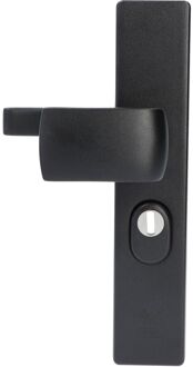 Veiligheidsbeslag Voor Deur 3415-ii - Aluminium Zwart - Skg*** Kerntrekbeveiliging Vaste Knop - Pc55mm