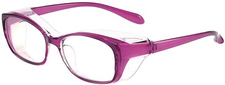 Veiligheidsbril Bril Blauw Licht Blokkeren Brillen Voor Mannen Vrouwen Met Fog Modieuze En Comfortabele Outdoor Bril paars