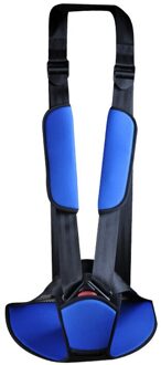 Veiligheidsgordel Voor Autostoel Universele Unisex Lengte Verstelbare Schouder Pad Protector Kussen Iso Interface Bebe Accessoires nee pillow-blauw