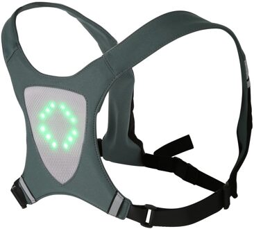 Veiligheidswaarschuwing Vest Draadloze Afstandsbediening Led Light-Emitting Vest Verlichte Bag Fietsen Vest Rijden Vest