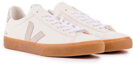 Veja Campo Chromefree Leather Sneakers Wit