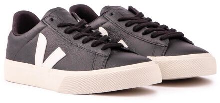 Veja Campo Leder Sneakers Zwart - EU 38 / UK 5
