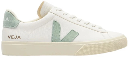 Veja campo sneakers dames wit wit cp052485 white-matcha leer 39