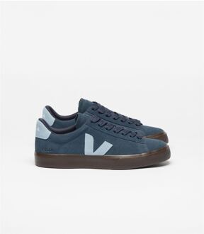 Veja Campo Suède Dames Nautico Staal Eagle Sneakers - maat EU 38 / UK 5 Blauw