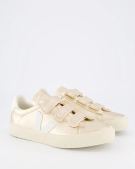 Veja Dames recife sneaker leer goud Transparant - 38