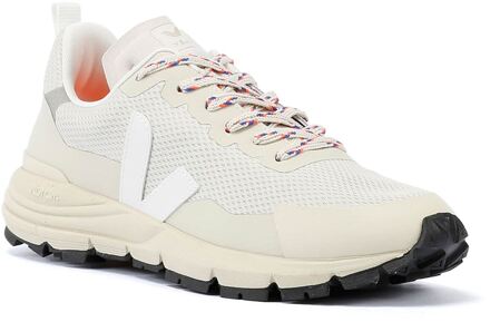 Veja Dekkan Polyester Damestrainers Wit/Beige