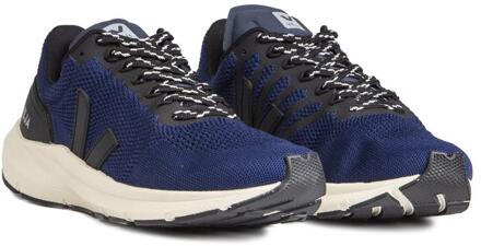 Veja Marlin V-gebreide veganistische sneakers - maat Blauw