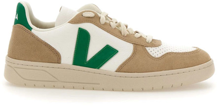 Veja V-10 Chromefree sneakers heren Wit dessin - 42