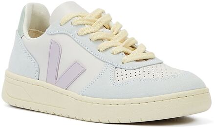 Veja V-10 Parme/Menthol Roze Damestrainers - maat EU 40.5 / UK 7