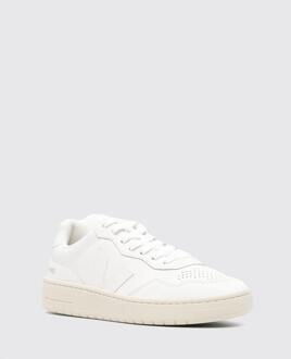 Veja V90 Leren Lage Sneakers Wit