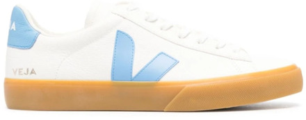 Veja Witte Leren Campo Sneakers Veja , White , Heren - 44 Eu,41 Eu,45 EU