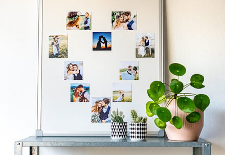 Vel met fotomagneten Liggend (Set van 9)