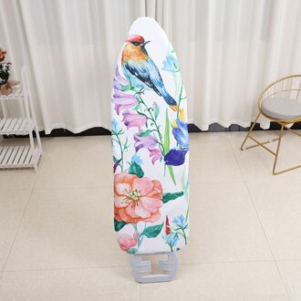 Vel Universele Accessoires Hittebestendige Strijkplank Cover Gemonteerd Guard Kledingstuk Beschermende Digitale Gedrukt Vervanging blauw vogel