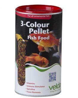 Velda 3-colour Pellet Food 470 G1250 ml - Visvoer