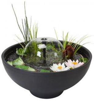 Velda Fonteinvijver Rond 75x35 cm 123518 Zwart