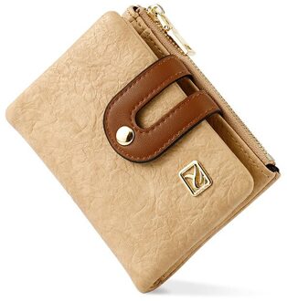Vele Afdelingen Vrouwen Portefeuilles Zacht Leer Rits Portemonnee Dames Portemonnee Vrouwelijke Kaarthouder Kleine Portemonnee Slanke Portfel Carteira khaki