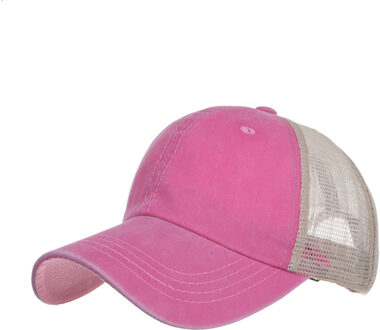 Vele Mooie Xia Shuixi Katoen Licht Panel 9 Kleur Netto Cap Baseball Hoed Pet Zonnehoed B611 pinkcolour
