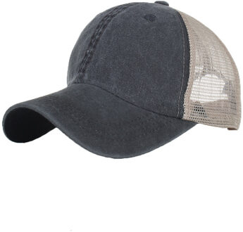 Vele Mooie Xia Shuixi Katoen Licht Panel 9 Kleur Netto Cap Baseball Hoed Pet Zonnehoed B611 zwart