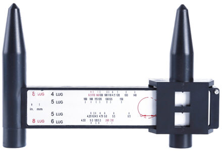 Velg Bout Patroon Sliding Pcd Meten Gauge Heerser 8 Gaten Pcd Heerser Lugs Hub Pitch Meting Tool