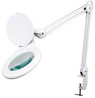 Velleman Led Bureaulamp Met Vergrootglas 5 Dioptrie - 4W - wit
