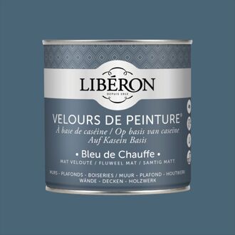 Velours De Peinture Muurverf - Mat - Bleu De Chauffe - 0,5l