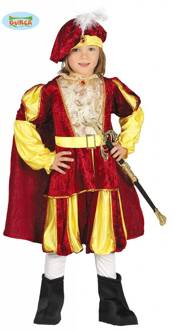 Velours koningskostuum voor jongens - 110/116 (5-6 jaar) - Kinderkostuums