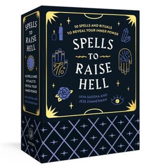 Veltman Distributie Import Books Spells To Raise Hell Cards - Saxena, Jaya