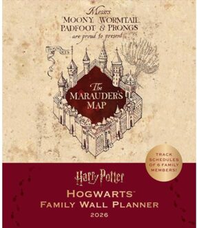 Veltman Distributie Stationery 2026 Harry Potter: Hogwarts Family Wall Planner - Harry Potter - Insight Editions