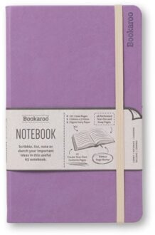 Veltman Distributie Stationery Bookaroo A5 Notebook - Aubergine