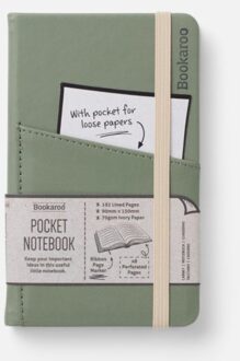 Veltman Distributie Stationery Bookaroo A6 Pocket Notebook- Fern