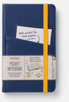 Veltman Distributie Stationery Bookaroo A6 Pocket Notebook- Navy