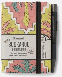 Veltman Distributie Stationery Bookaroo A7 Notebook & Pen - Pastels Charcoal - Palm