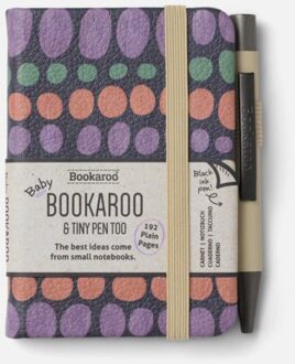 Veltman Distributie Stationery Bookaroo A7 Notebook & Pen - Pastels Cream - Dots