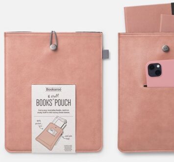 Veltman Distributie Stationery Bookaroo Books & Stuff Pouch - Blush