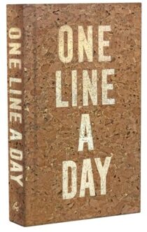 Veltman Distributie Stationery Cork One Line A Day - Chronicle Books